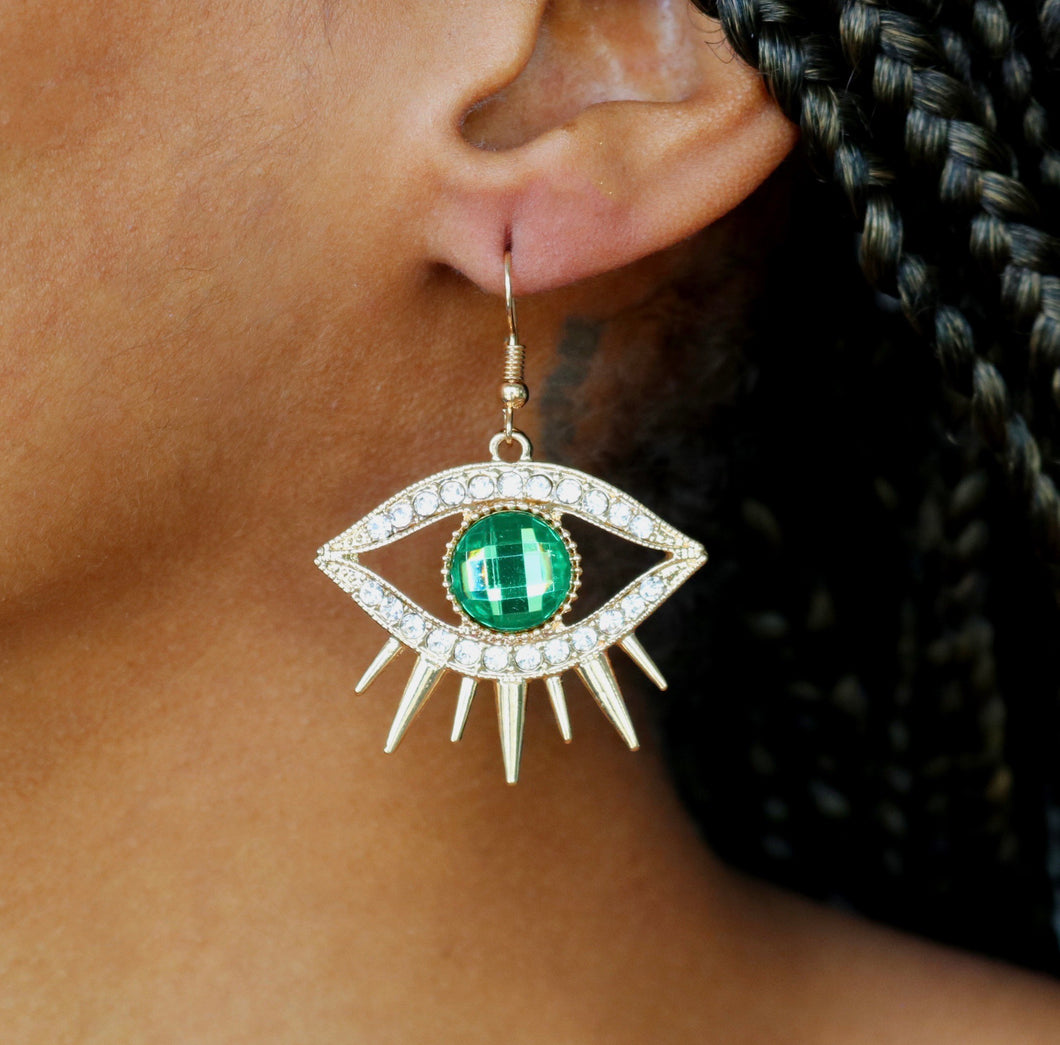 Emerald Eyes Earrings