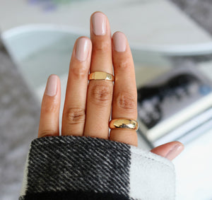 Simple Gold Rings