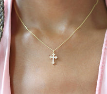 Load image into Gallery viewer, Dainty Cross Necklace