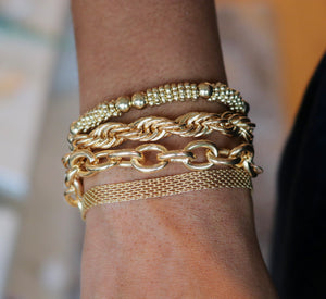 Gold Bracelet set