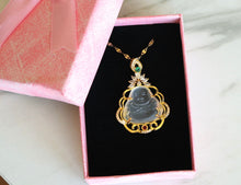 Load image into Gallery viewer, Buddha Crystal Necklace